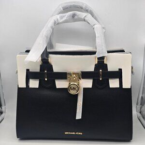 Michael Kors Hamilton Medium Satchel Black